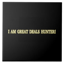 Azulejo Diseño de Artesanía Cuta "Cazadora de Grandes Ofer