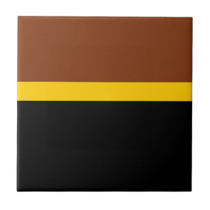 Azulejo Diseño de bloques de color negro amarillo marrón