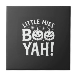 Azulejo Diseño de calabaza de Halloween Little Miss Booyah