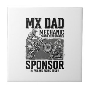 Azulejo Diseño de camiseta de compañero de motocross Vinta