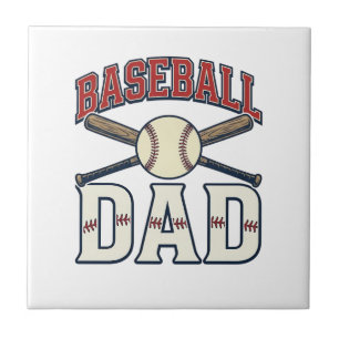 Azulejo Diseño de camiseta de grabado vintage de papá de b