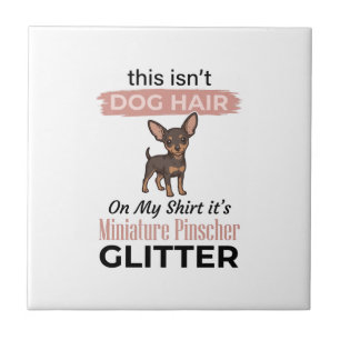 Azulejo Diseño de camiseta divertida para perro Pinscher M