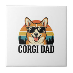 Azulejo Diseño de camiseta para amantes de perros con grab