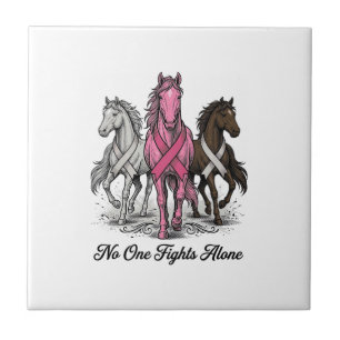 Azulejo Diseño de camiseta vectorial de caballo de apoyo a