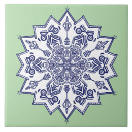 Azulejo Diseño de china azul. ¿Qué ves?