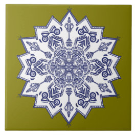 Azulejo Diseño de china azul. ¿Qué ves?