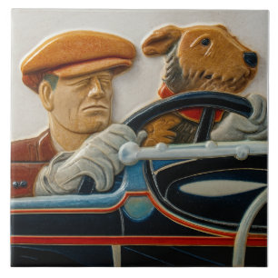 Azulejo Diseño de coches vintage Tile cerámico