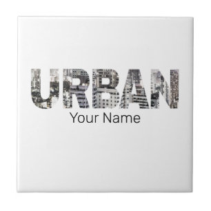 Azulejo Diseño de cosecha de capital urbano en urbanizació