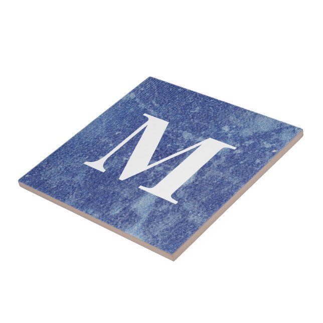 Azulejo Diseño de Denim Lavado #12 @ Emporio Moffa (Lado)