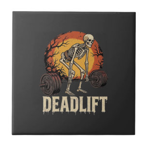 Azulejo Diseño de entrenamiento de gimnasio de Halloween d