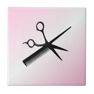 Azulejo Diseño de esteticista rosa
