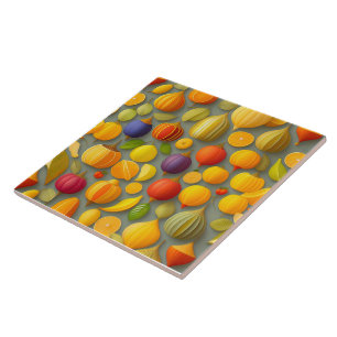 Azulejo Diseño de frutas Tile cerámico