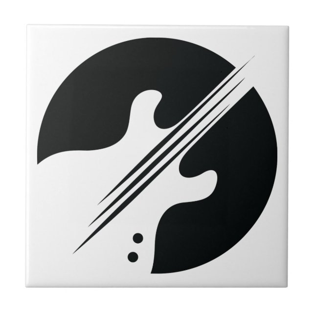 Azulejo Diseño de guitarra (Frente)