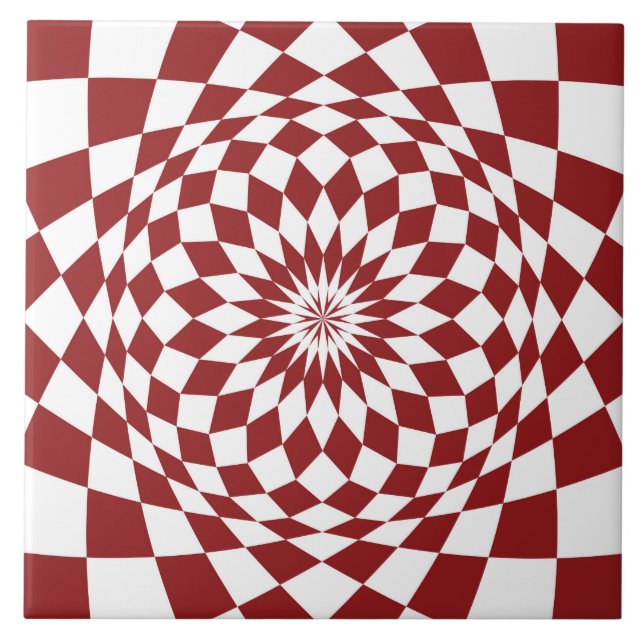 Azulejo Diseño de interiores abstracto (Frente)