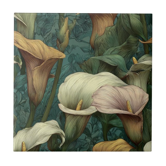 Azulejo Diseño de interiores con clase Calle Lilies  Baldo (Frente)