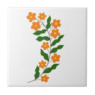 Azulejo Diseño de la floral de la pradera #10