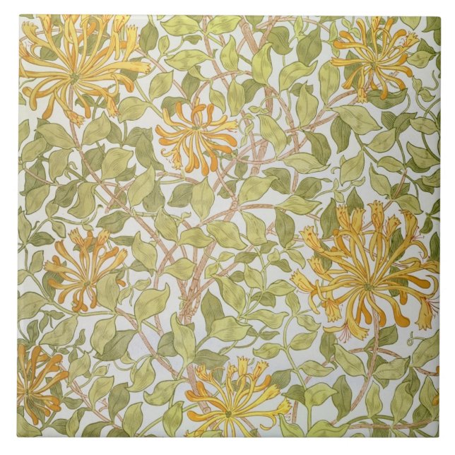 Azulejo Diseño de la "madreselva", 1883 (Frente)