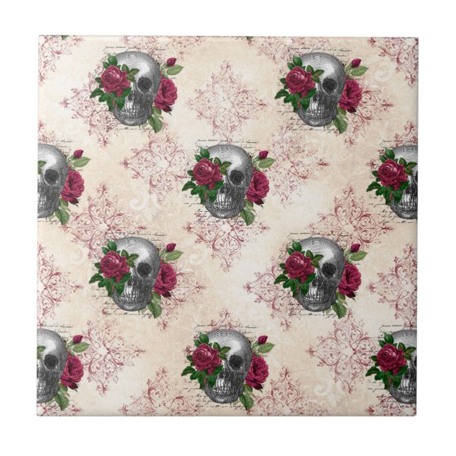 Azulejo Diseño de la serie de tolerancias góticas 16 (Frente)