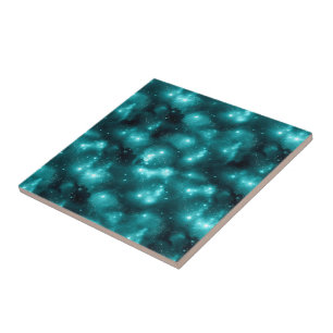 Azulejo Diseño de la serie Galaxia Verde Azulado 3