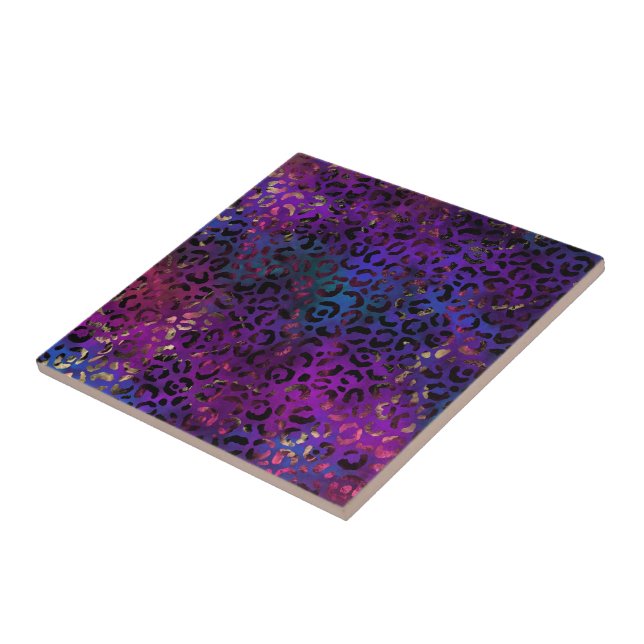 Azulejo Diseño de la serie Leopard Paint 16 (Lado)