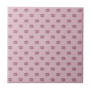 Azulejo Diseño de Labios Divertidos - Decoración de Hogar