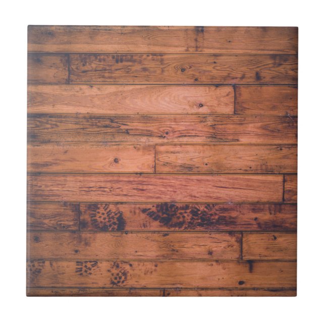 Azulejo Diseño de madera del piso (Frente)