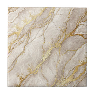 Azulejo Diseño de mármol de piedra con veta de oro real lu