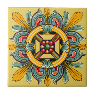 Azulejo Diseño de mosaico de alta velocidad victoriano