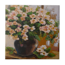 Azulejo Diseño de mosaico floral