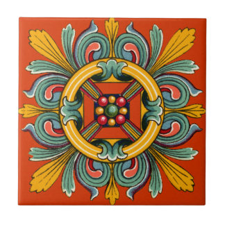 Azulejo Diseño de mosaico Perssimon victoriano