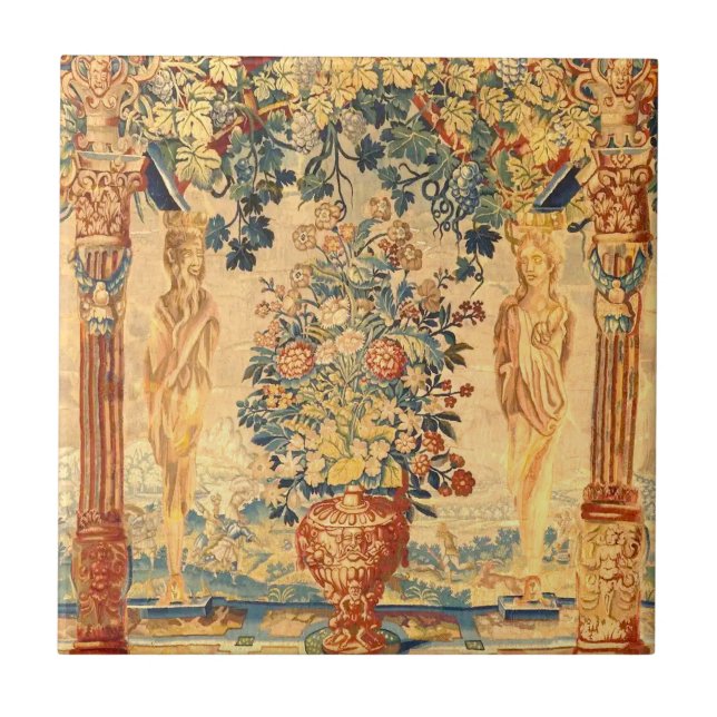 Azulejo Diseño de mosaicos de cocina toscana (Frente)