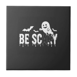 Azulejo Diseño de murciélago fantasma de Halloween Be Scar