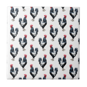 Azulejo Diseño de patrón de pollo gallo
