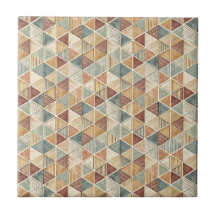 Azulejo Diseño de patrón de triángulo geométrico abstracto