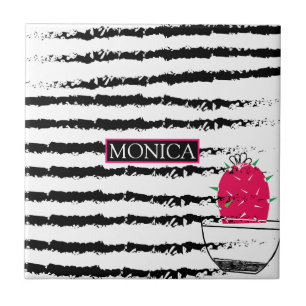 Azulejo Diseño de patrones de Cactus rosado