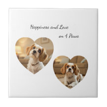 Diseño de perro en forma de corazón – “Felicidad e