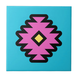 Azulejo Diseño de Pop-Art del Suroeste