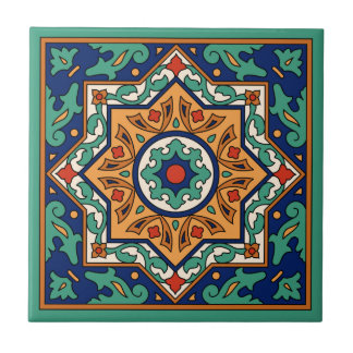 Azulejo Diseño de postas malibús de época de los años 20