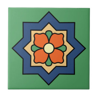 Azulejo Diseño de postas malibús de época de los años 20