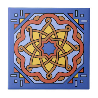 Azulejo Diseño de postas malibús de época de los años 20