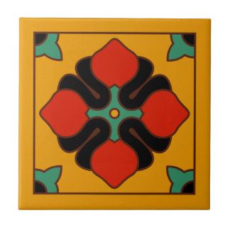 Azulejo Diseño de postas malibús de época de los años 20
