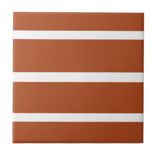 Azulejo Diseño de rayas marrón chocolate