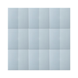 Azulejo Diseño de rectángulo de dos tonos azul simple