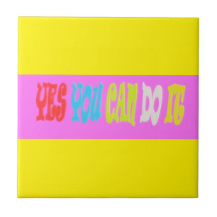 Azulejo DISEÑO DE Rótulos PARA ALENTAR A LOS AMIGOS Y FAMI