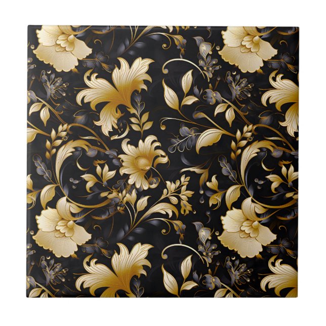 Azulejo Diseño de serie floral Boda 4 (Frente)