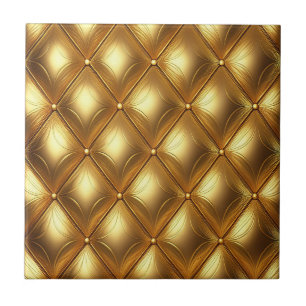 Azulejo Diseño de Tufé de Oro
