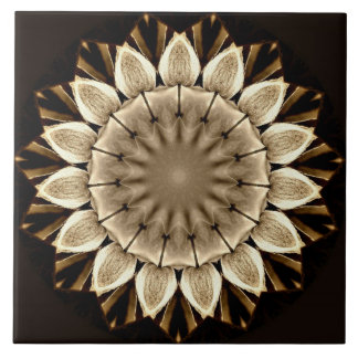 Azulejo Diseño decorativo de girasoles abstracto
