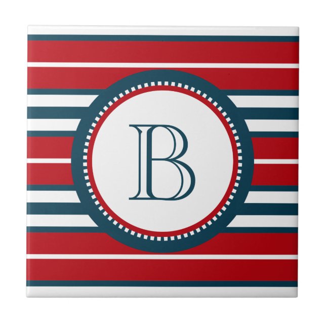 Azulejo Diseño del monograma (Frente)