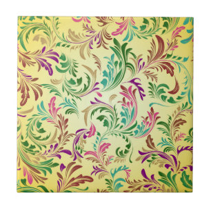 Azulejo Diseño del patrón de ramas-444555