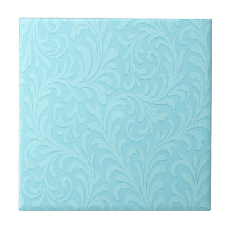 Azulejo diseño floral retro